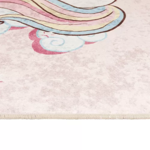  pink mosható csúszásgátló unikornisos gyerekszőnyeg 160x230 cm