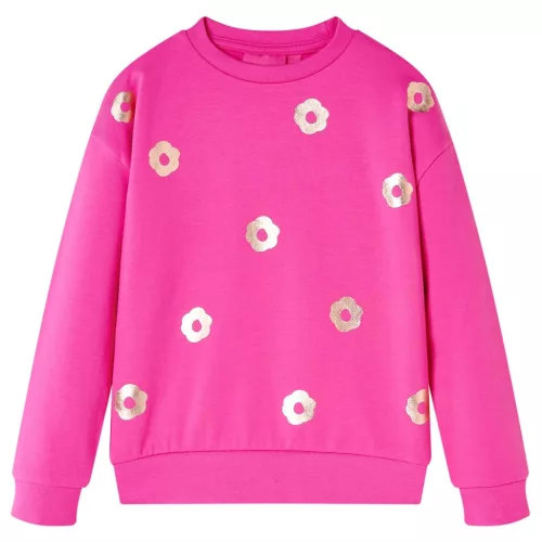 Sötét rózsaszín gyerekpulóver 116