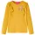 Sötét okker hosszú ujjú gyerekpóló 116