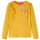 Sötét okker hosszú ujjú gyerekpóló 140