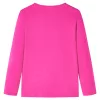 Gyerek hosszú ujjú póló Sötét rózsaszín 104