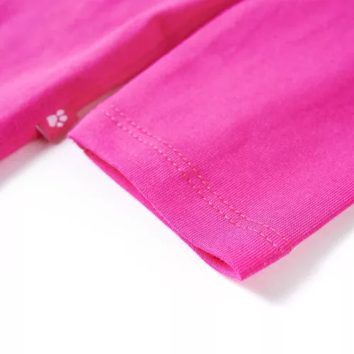 Gyerek hosszú ujjú póló Sötét rózsaszín 116