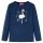 Tengerészkék hosszú ujjú gyerekpóló 92