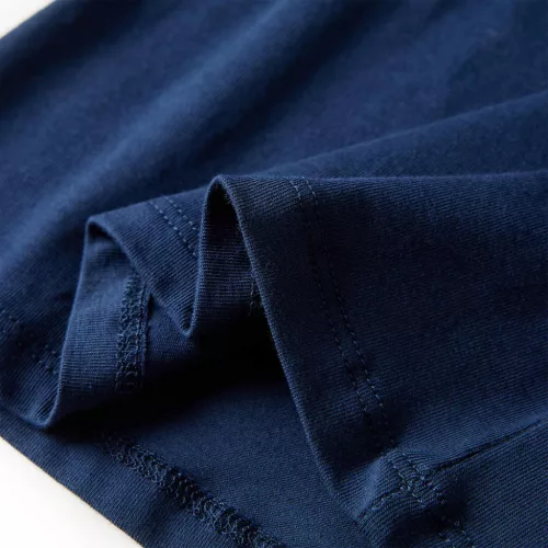 Tengerészkék hosszú ujjú gyerekpóló 128