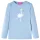 Világoskék hosszú ujjú gyerekpóló 104