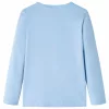 Világoskék hosszú ujjú gyerekpóló 116