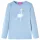 Világos hosszú ujjú gyerekpóló 140
