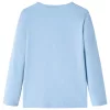 Világos hosszú ujjú gyerekpóló 140