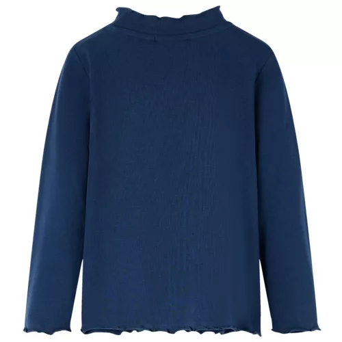 Tengerészkék hosszú ujjú gyerekpóló 104