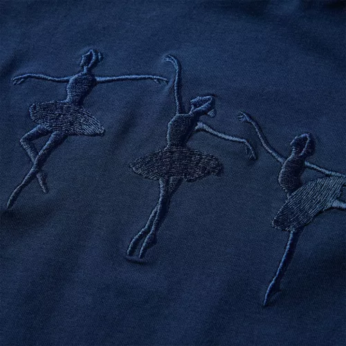 Tengerészkék hosszú ujjú gyerekpóló 128