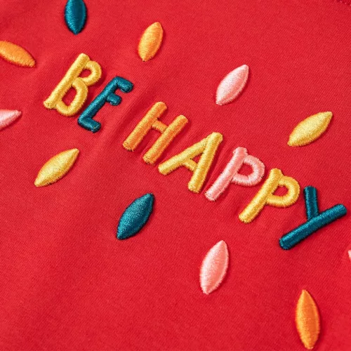 Piros hosszúujjú gyerekpóló 128