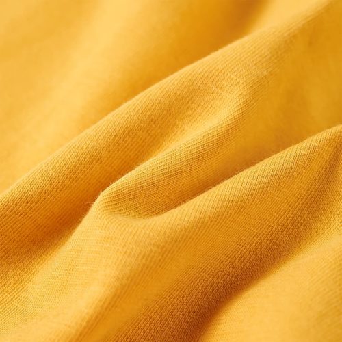 Sötét okker hosszú ujjú gyerekpóló 104