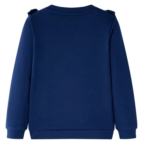 Tengerészkék gyerekpulóver 128