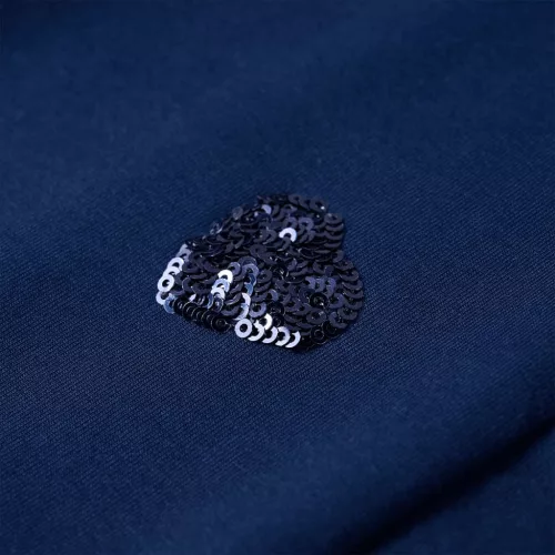 Tengerészkék gyerekpulóver 128