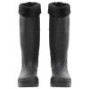  fekete PVC 39-es esőcsizma kivehető zoknival