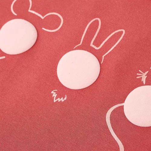 Gyerek hosszú ujjú póló égetett rózsaszín 116