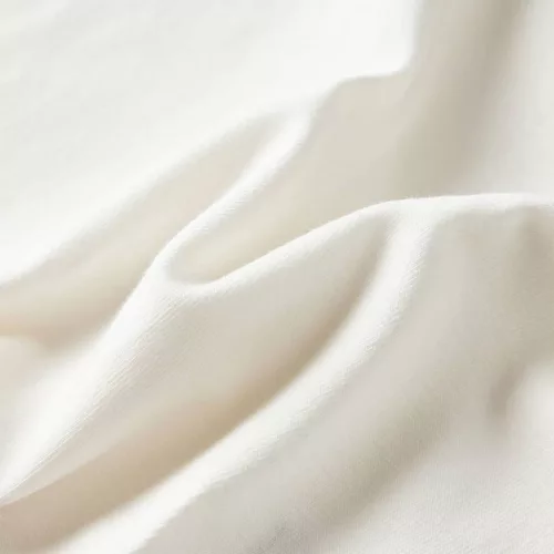 Ekrü színű hosszú ujjú gyerekpóló 116