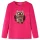Élénk rózsaszín hosszú ujjú gyerekpóló 116