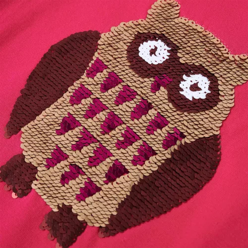 Élénk rózsaszín hosszú ujjú gyerekpóló 116