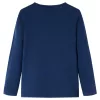 Tengerészkék hosszú ujjú gyerekpóló 92