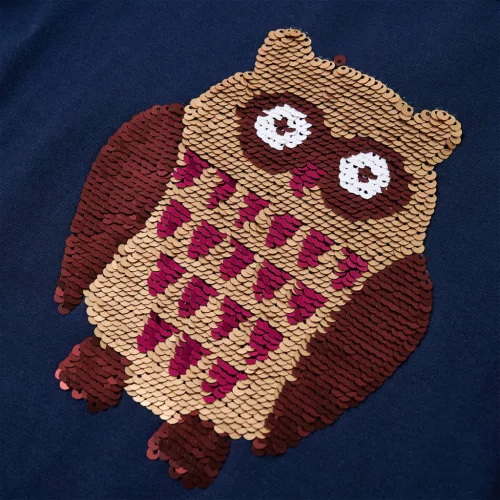 Tengerészkék hosszú ujjú gyerekpóló 92