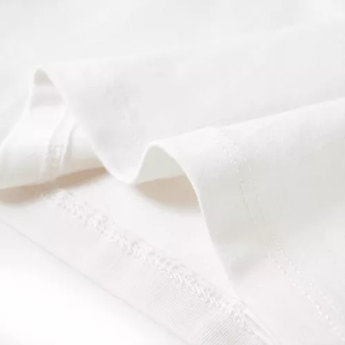 Ekrü színű hosszú ujjú gyerekpóló 128