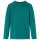Sötétzöld hosszú ujjú bordázott gyerekpóló 116