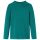 Sötétzöld hosszú ujjú bordázott gyerekpóló 128