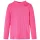 Élénk rózsaszín hosszú ujjú bordázott gyerekpóló 116