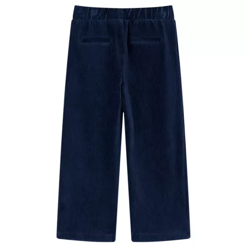 Tengerészkék kordbársony gyereknadrág 104