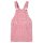 Gyerek overall ruha Cord bársony világos rózsaszín 116