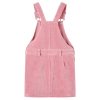 Gyerek overall ruha Cord bársony világos rózsaszín 116