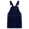 Gyerek overall ruha Corduroy Navy 116