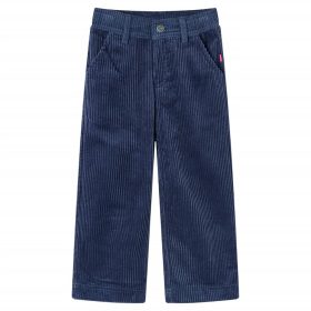 Tengerészkék kordbársony gyereknadrág 116