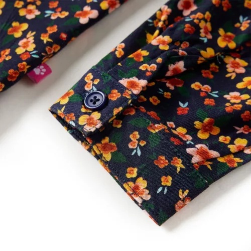 Gyerek ing pántos gallérral Navy 140