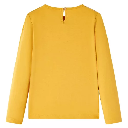 Okker hosszú ujjú gyerekpóló 92