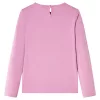Gyerek hosszú ujjú póló égetett rózsaszín 104