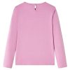 Gyerek hosszú ujjú póló égetett rózsaszín 116