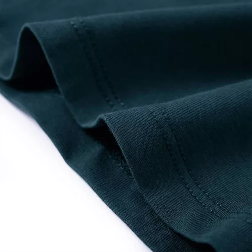 Sötétzöld hosszú ujjú gyerekpóló 104