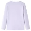 Gyerek póló hosszú ujjú Light Lilac 140