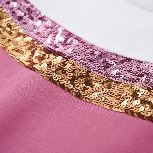 Málna színű gyerekpulóver 128