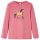 Fakó rózsaszín hosszú ujjú gyerekpóló 104