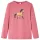 Fakó rózsaszín hosszú ujjú gyerekpóló 116