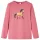 Fakó rózsaszín hosszú ujjú gyerekpóló 128
