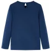 Tengerészkék hosszú ujjú gyerekpóló 92