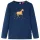 Tengerészkék hosszú ujjú gyerekpóló 104