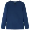 Tengerészkék hosszú ujjú gyerekpóló 104