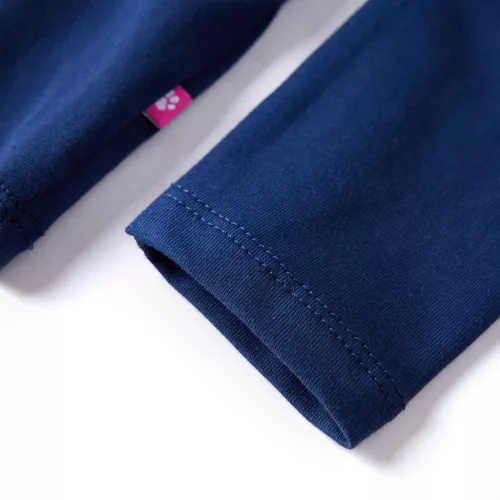 Tengerészkék hosszú ujjú gyerekpóló 116