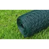 zöld PVC-bevonatú csirkeháló drótkerítés 25 x 0,5 m