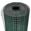  zöld horganyzott csirkeháló drótkerítés PVC bevonattal 10 x 1 m